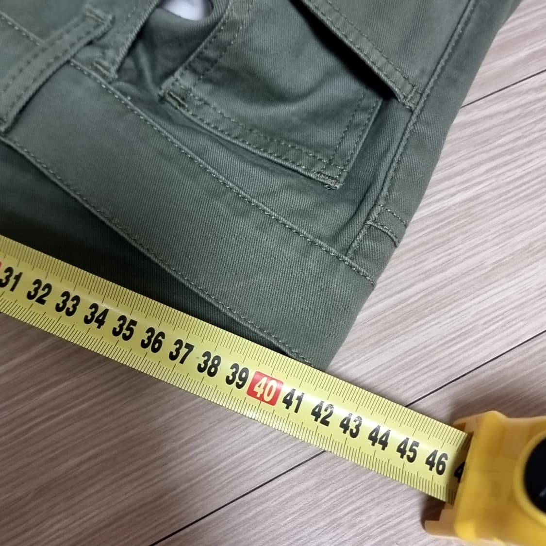 칼하드 카키색 면바지 남성 바지(32) 상품이미지9