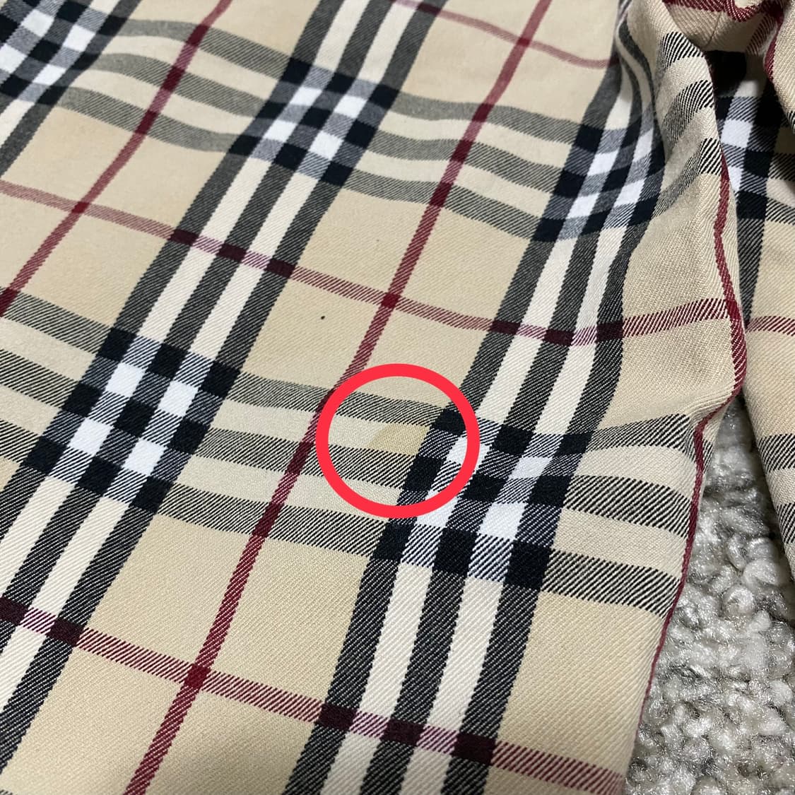 버버리 로고 체크 반바지 상품이미지6