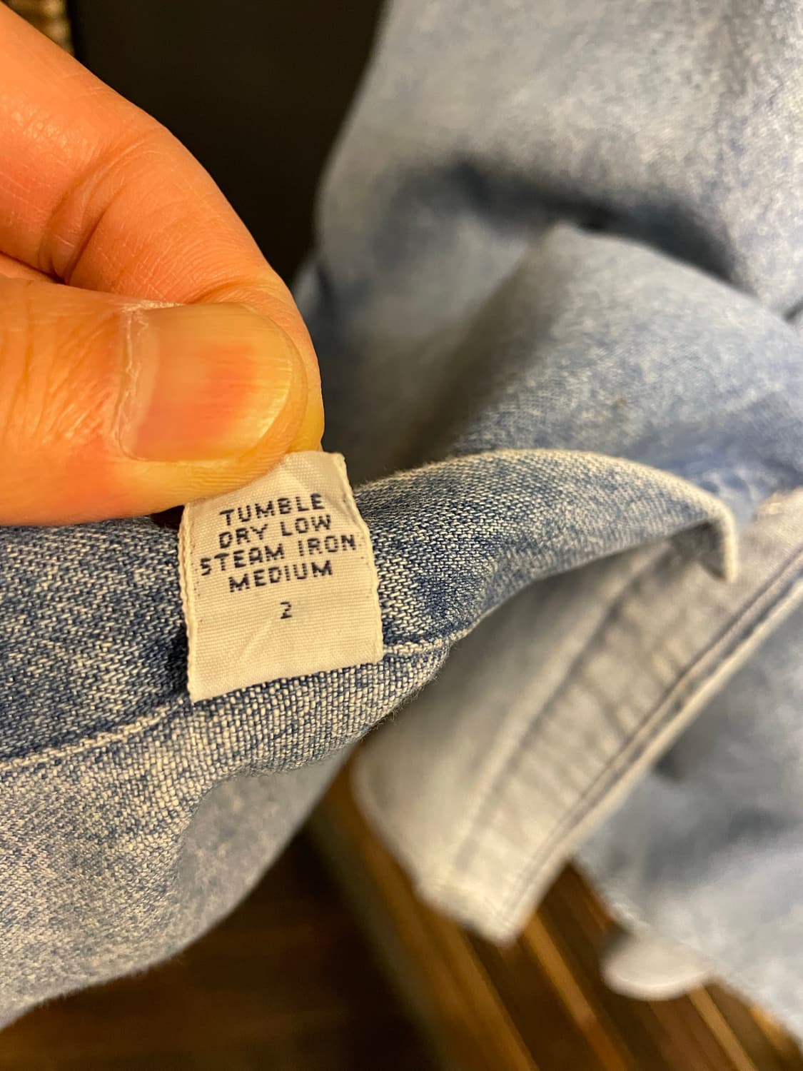 90s 랄프로렌 데님셔츠 상품이미지4