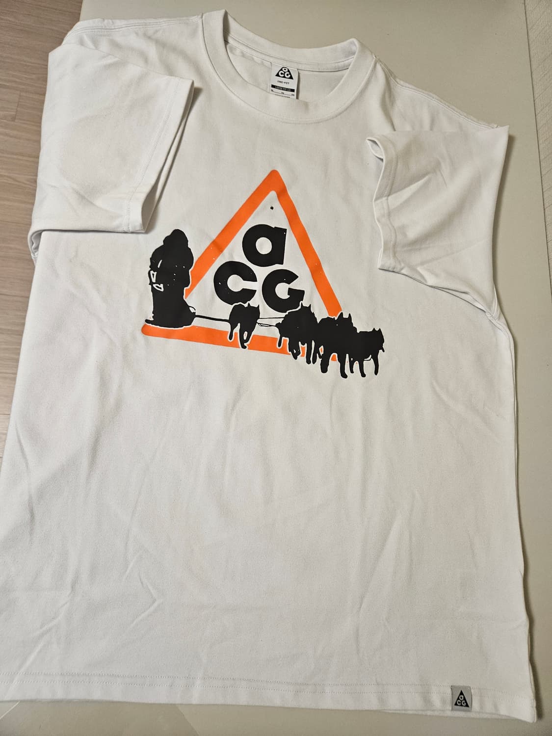 [국내XL=105호] 나이키 ACG 드라이핏 개썰매 루즈핏 티셔츠 화이트 상품이미지8