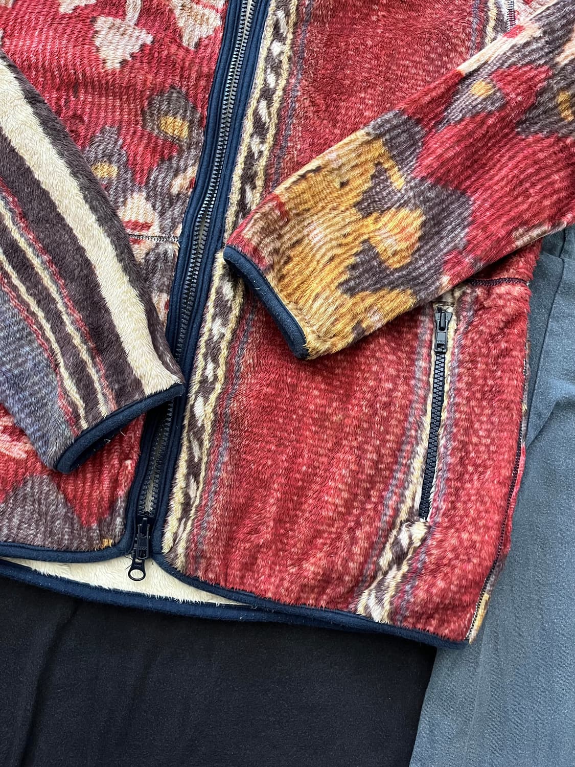 Talking About The Abstraction 플리스 집업 자켓 상품이미지5