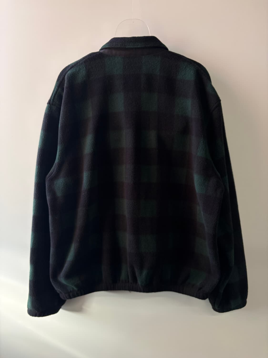 90s 폴로 블랙워치 플리스 집업 자켓 USA 상품이미지5