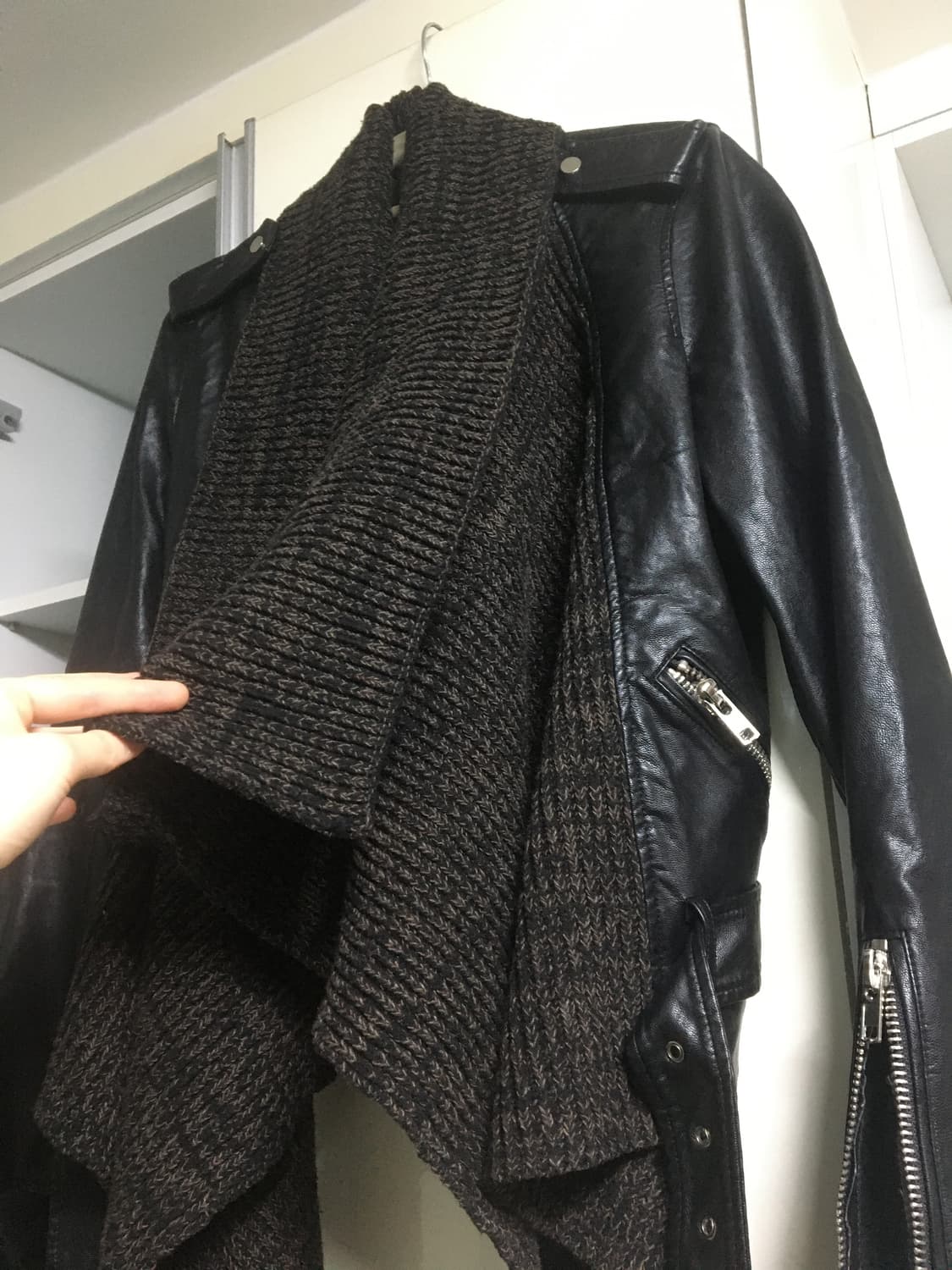 Black leather jacket  상품이미지2