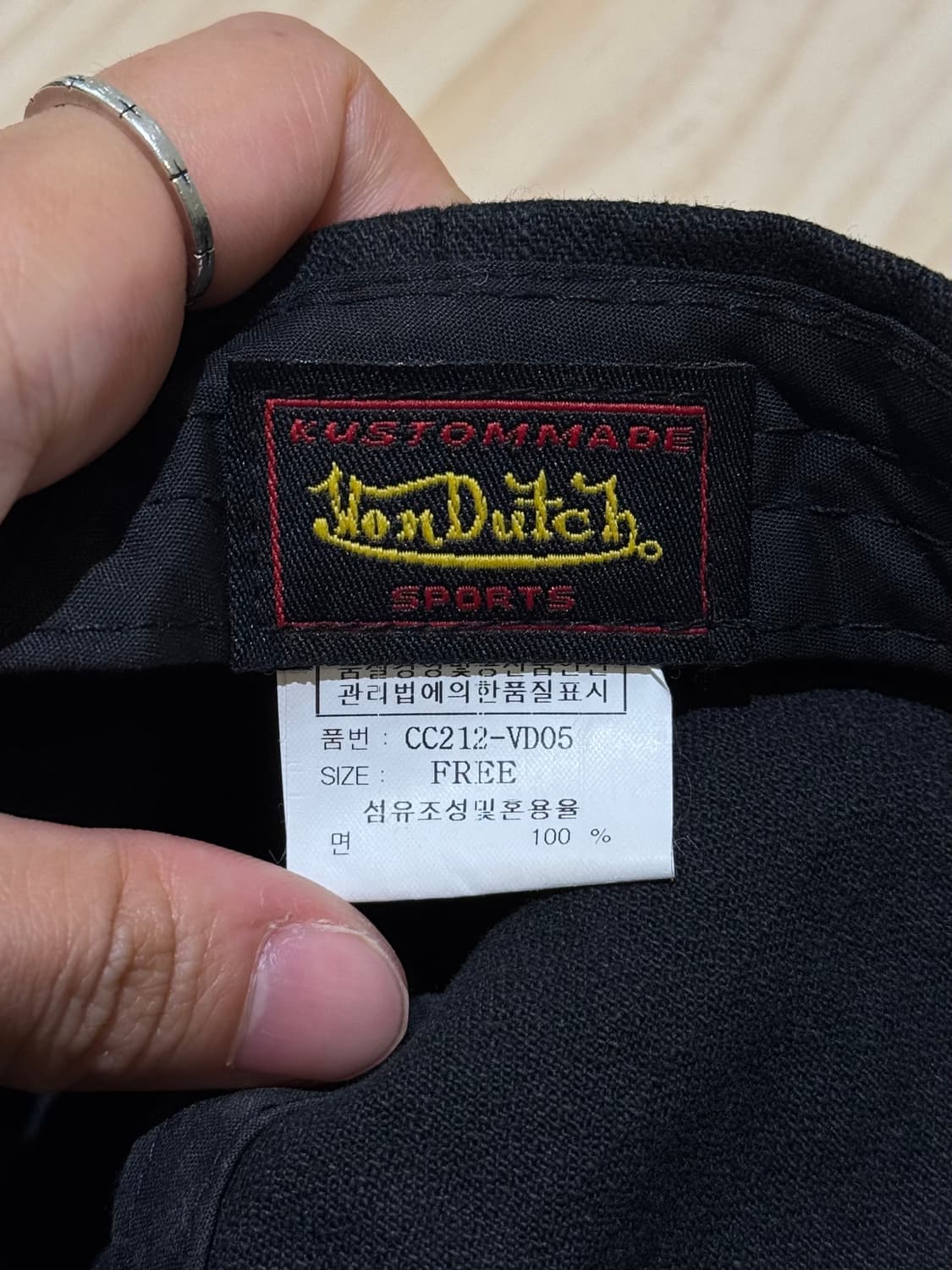 본더치 데미지 데님 볼캡 상품이미지10