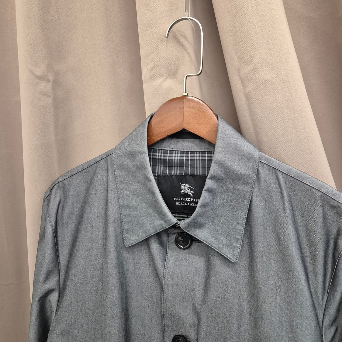 버버리 블랙 라벨 미디 트렌치 코트 LL 상품이미지2