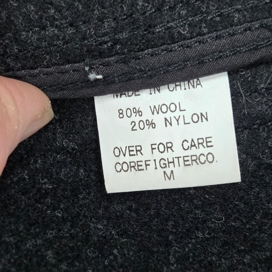 펑크 울 후드 코트  v1380 상품이미지7