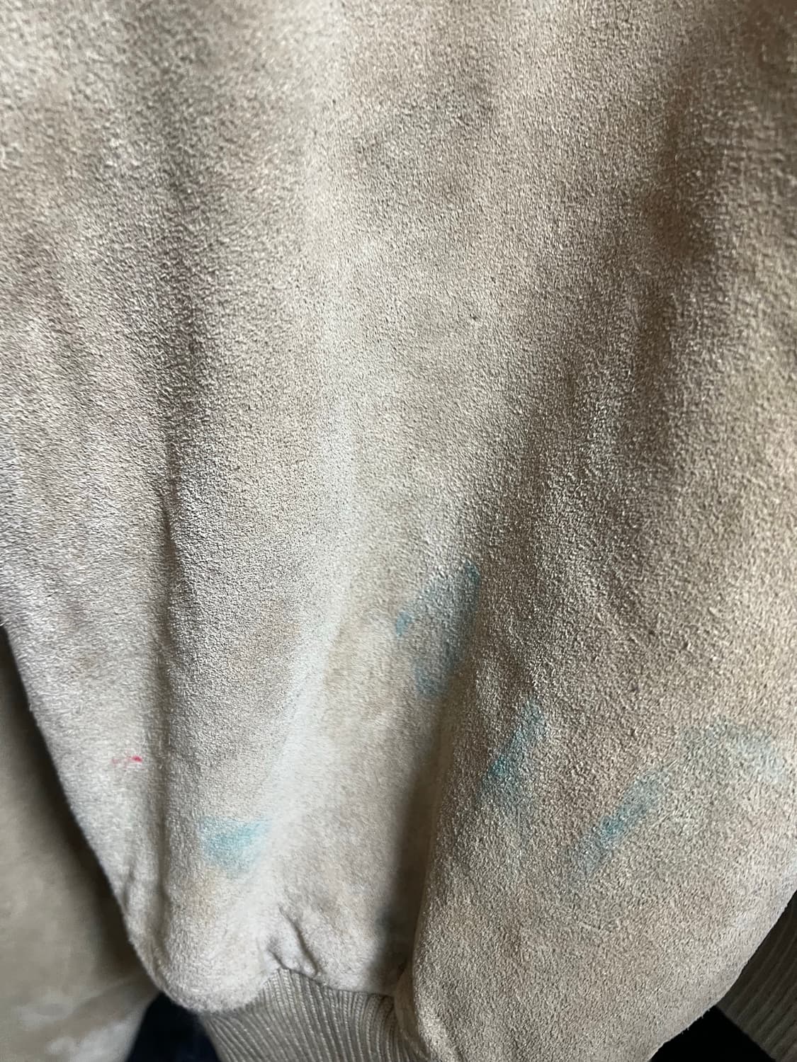 90's 폴로 랄프로렌 스웨이드 해링턴 바라쿠타(XL) 상품이미지5