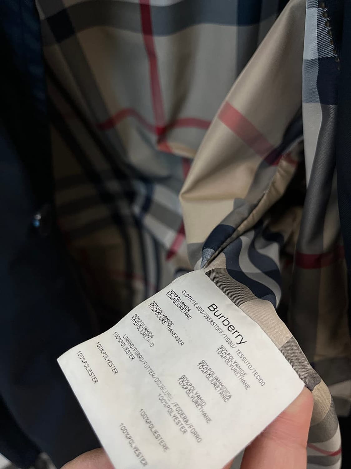 105-110) 버버리 런던 하프코트  상품이미지9