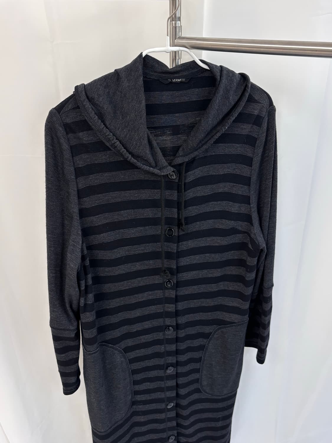 고스 스트라이프 롱 트임 가디건 상품이미지2