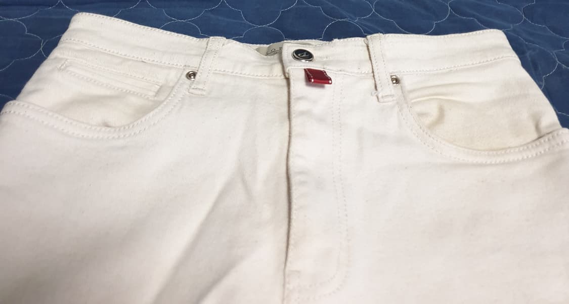 SORTIE 629 테일러드 스판 슬림 데님진 아이보리 (S) 상품이미지4