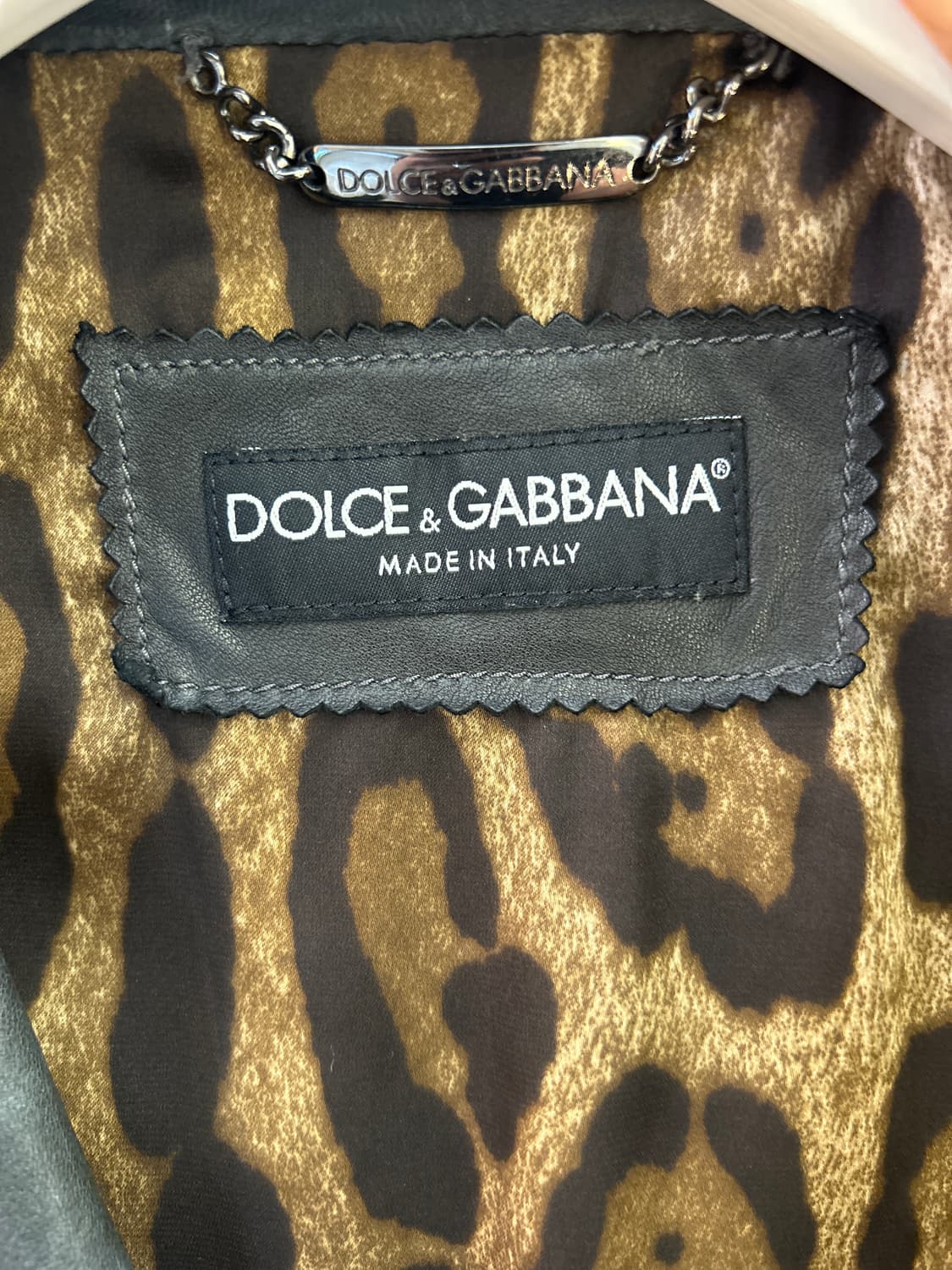 Dolce & Gabbana 7부 레더 자켓 상품이미지3