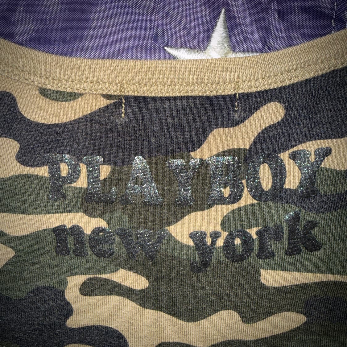 Playboy 밀리터리 카모 나시 상품이미지4