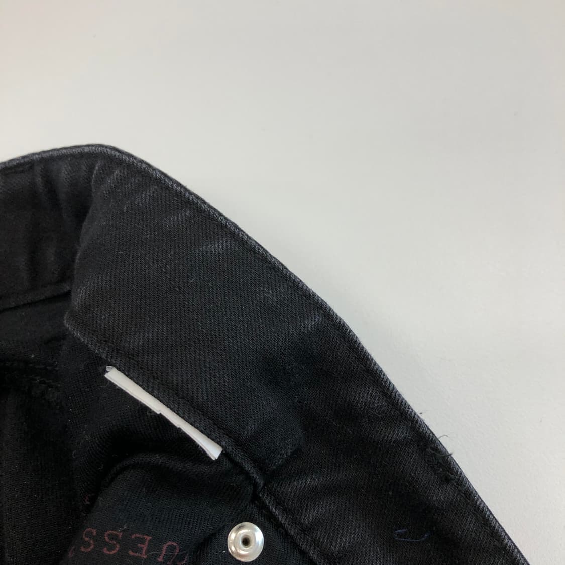 게스 프리미엄 금장 크롭 데님진 32 인치 상품이미지6