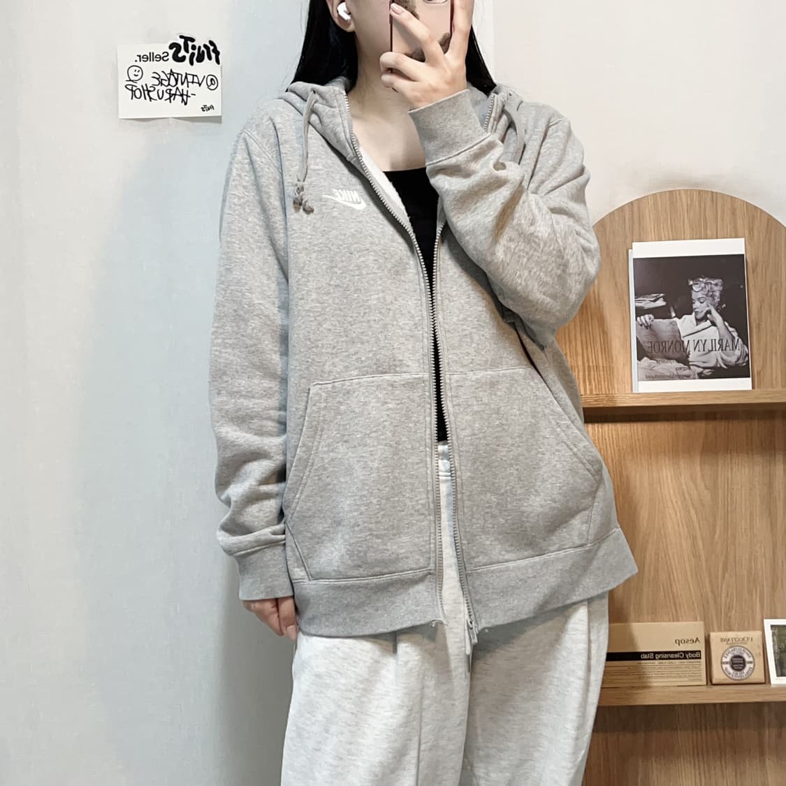 [정품] 나이키 그레이 푸츄라 후집 [ S ] 상품이미지2
