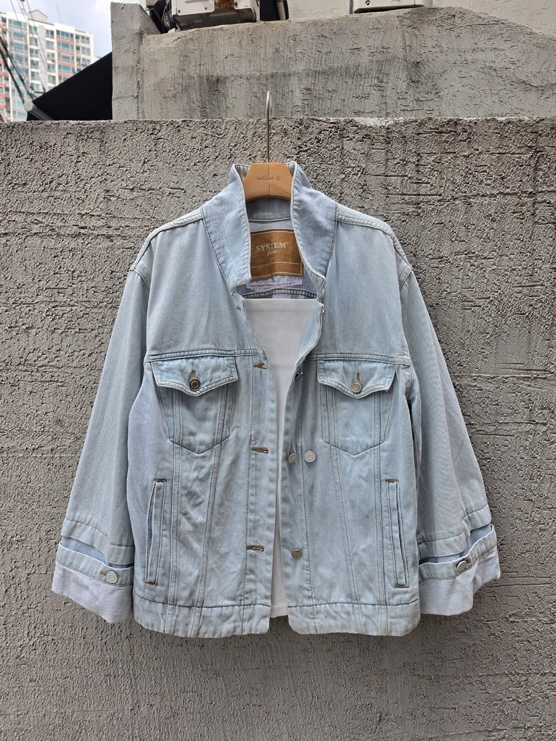 시스템 90'S "REALITY BITES" 트러커 재킷 상품이미지8