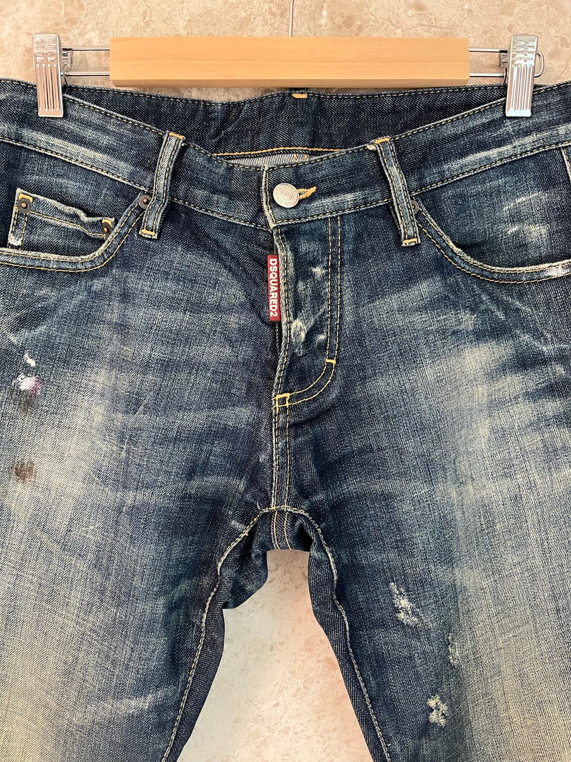 디스퀘어드2 데미지 워싱 청바지 44 정품 상품이미지3
