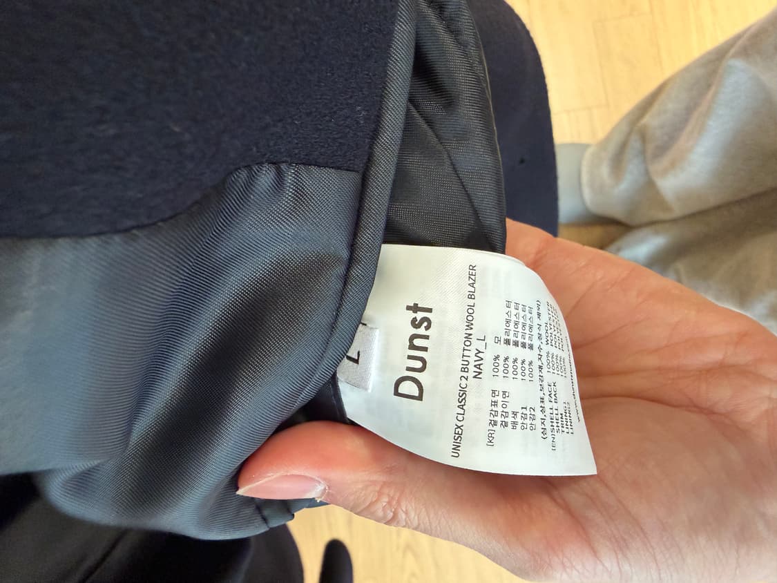 [L] 던스트 금장 울 블레이저 상품이미지2