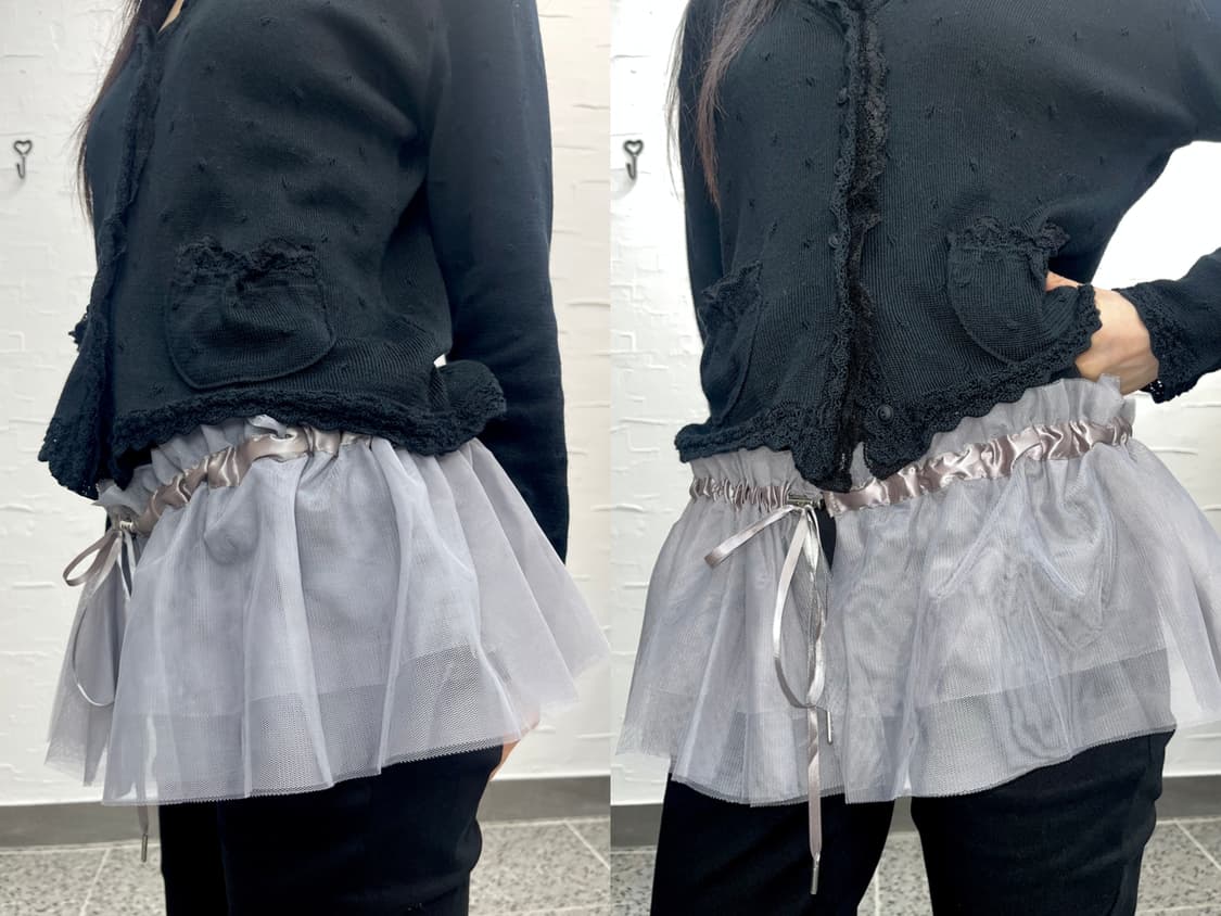 light purple layerd skirt 상품이미지1