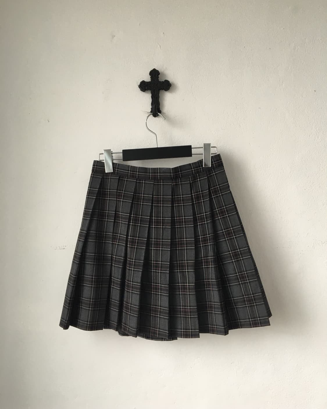 Check pattern mini skirt 상품이미지2