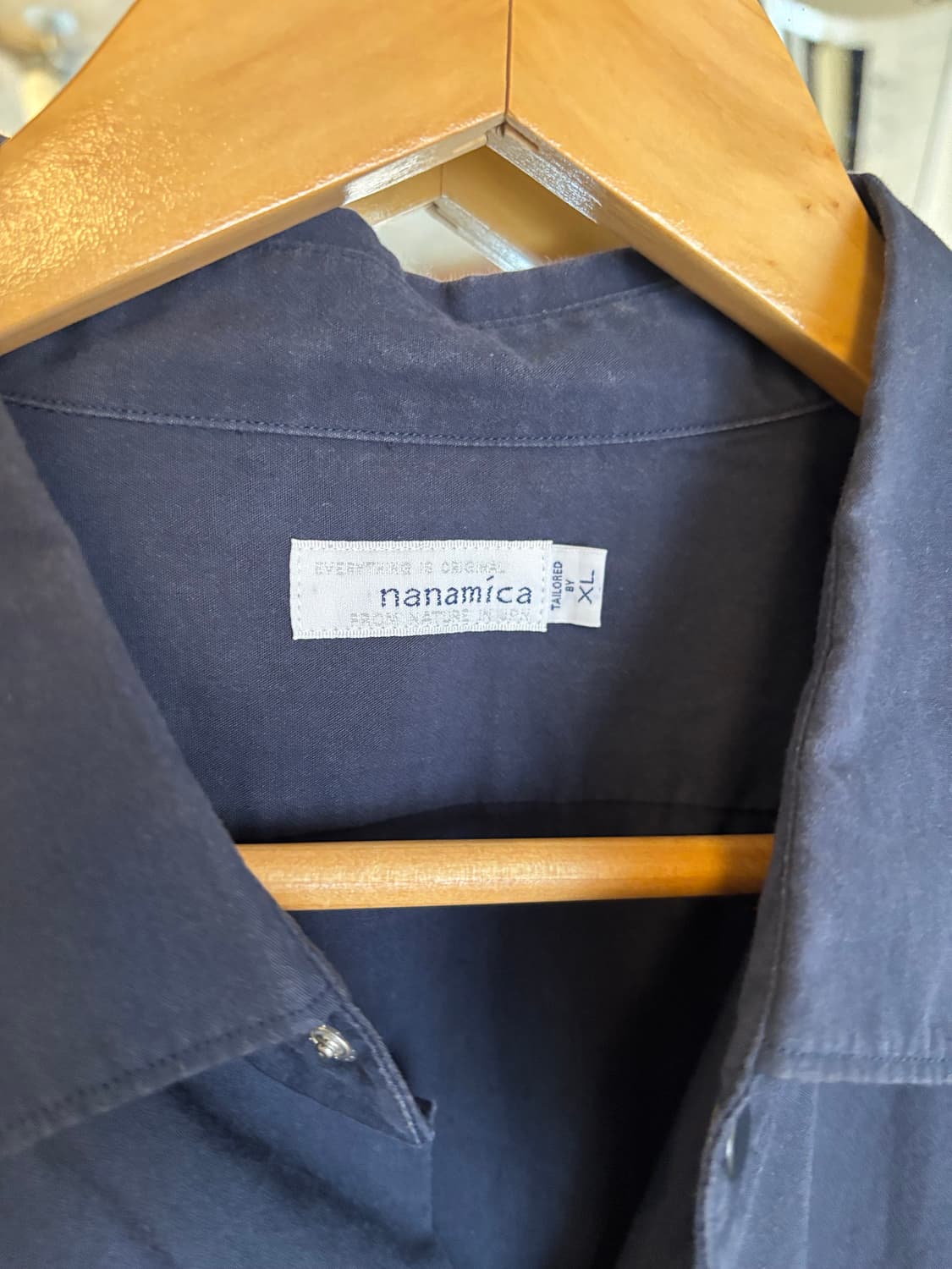 nanamica 나나미카 네이비 셔츠 상품이미지3