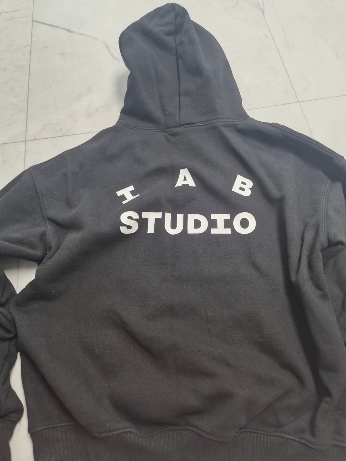 아이앱 스튜디오 블랙 후드L판매합니다 상품이미지1