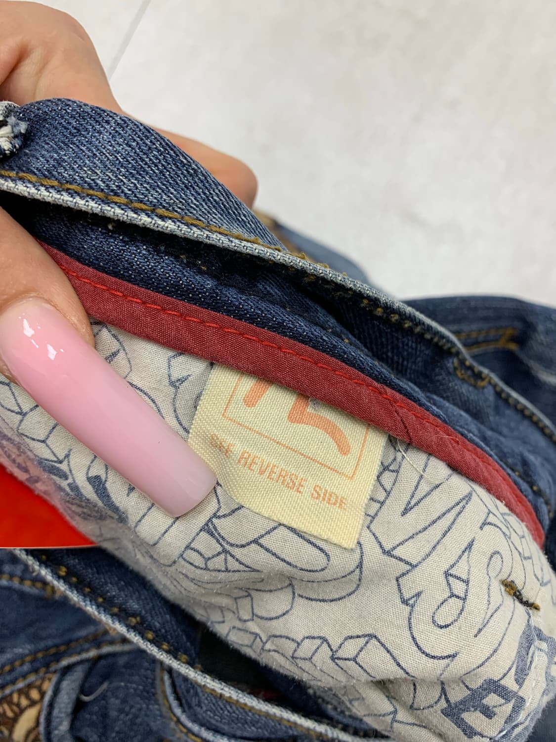 에비수 데님 워싱 팬츠 #664 상품이미지4