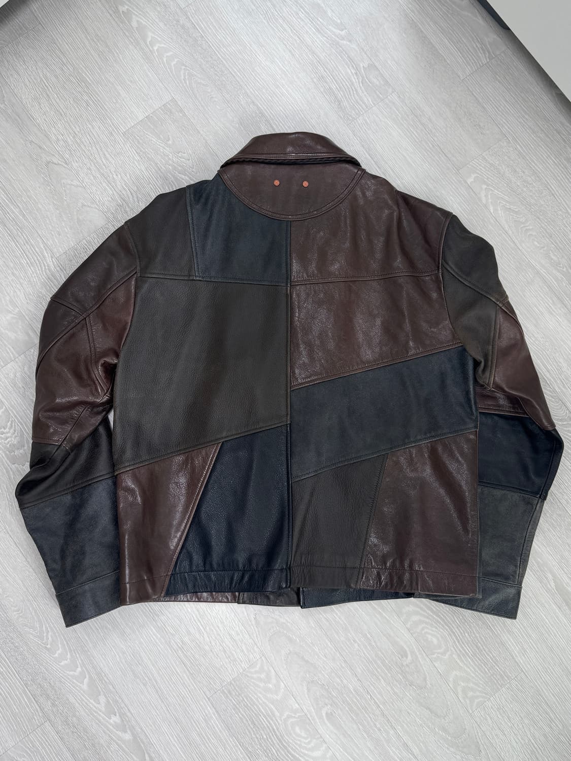 앤더슨벨 PATCHWORK LEATHER JACKET 상품이미지4