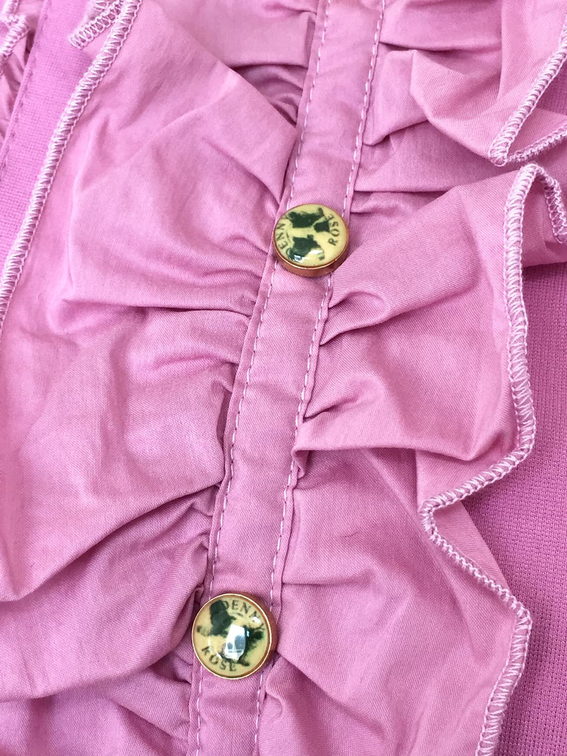 Italy Made  Pink Frill Detail Dress 상품이미지8