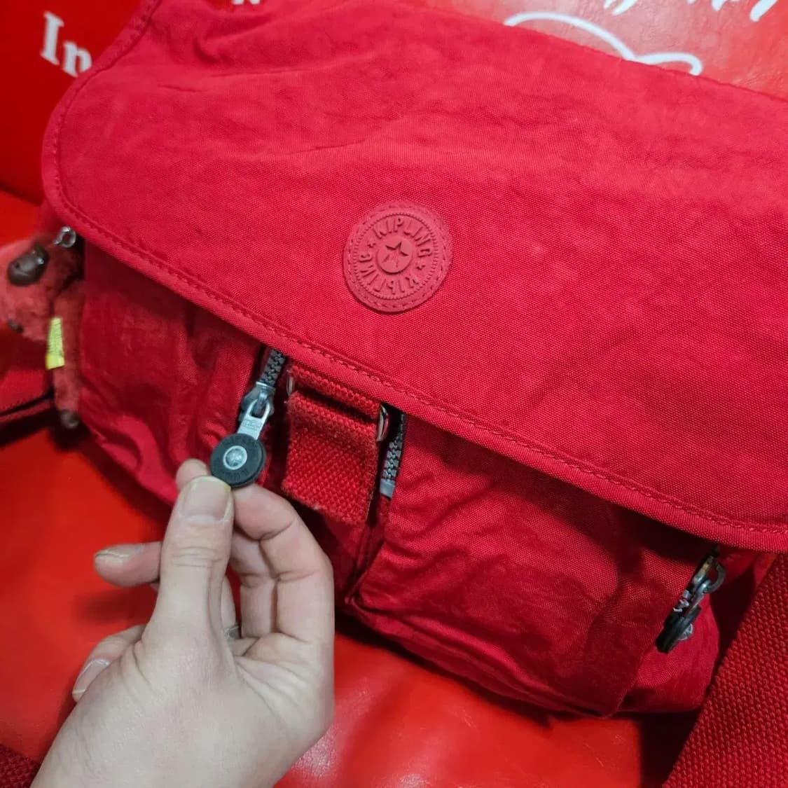 키플링 릴라고 키링 메신저백 사이즈 *30 19 10 size(가 세 폭 상품이미지4