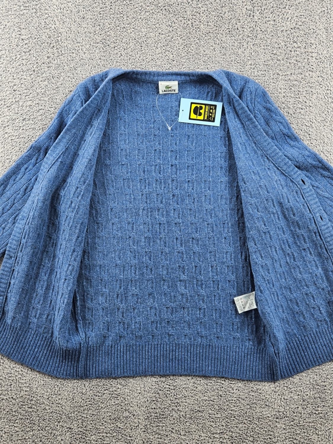 라코스테 트위스티드 케이블 니트 가디건 ( 95 ) / 10879 상품이미지10