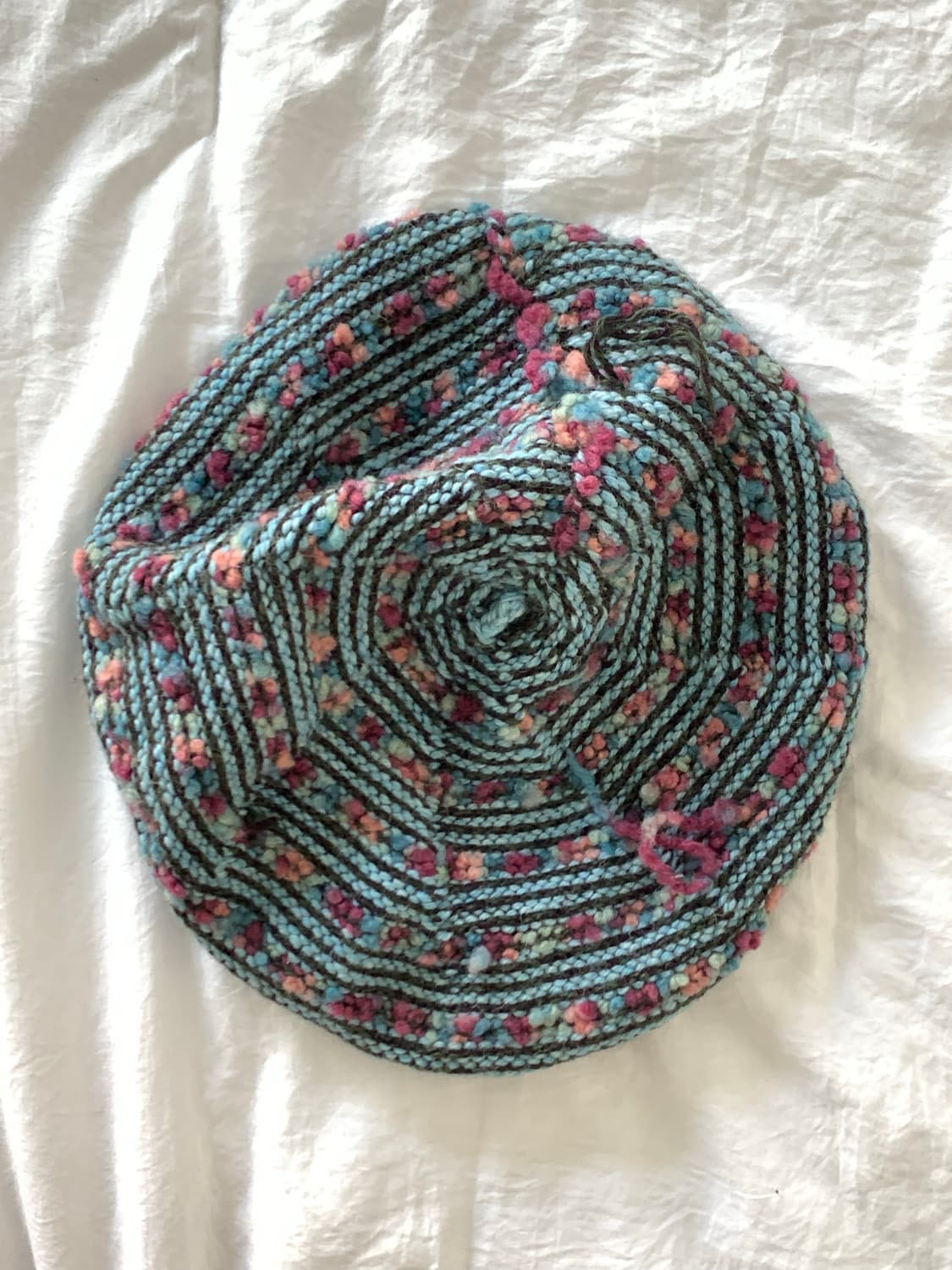 JPN vtg 니트 베레모 비니 상품이미지3