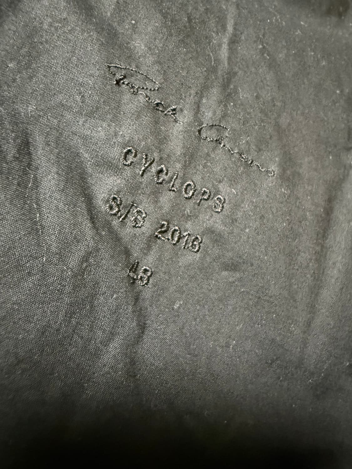 릭오웬스 16SS 시시푸스 실크 봄버자켓 48 상품이미지7