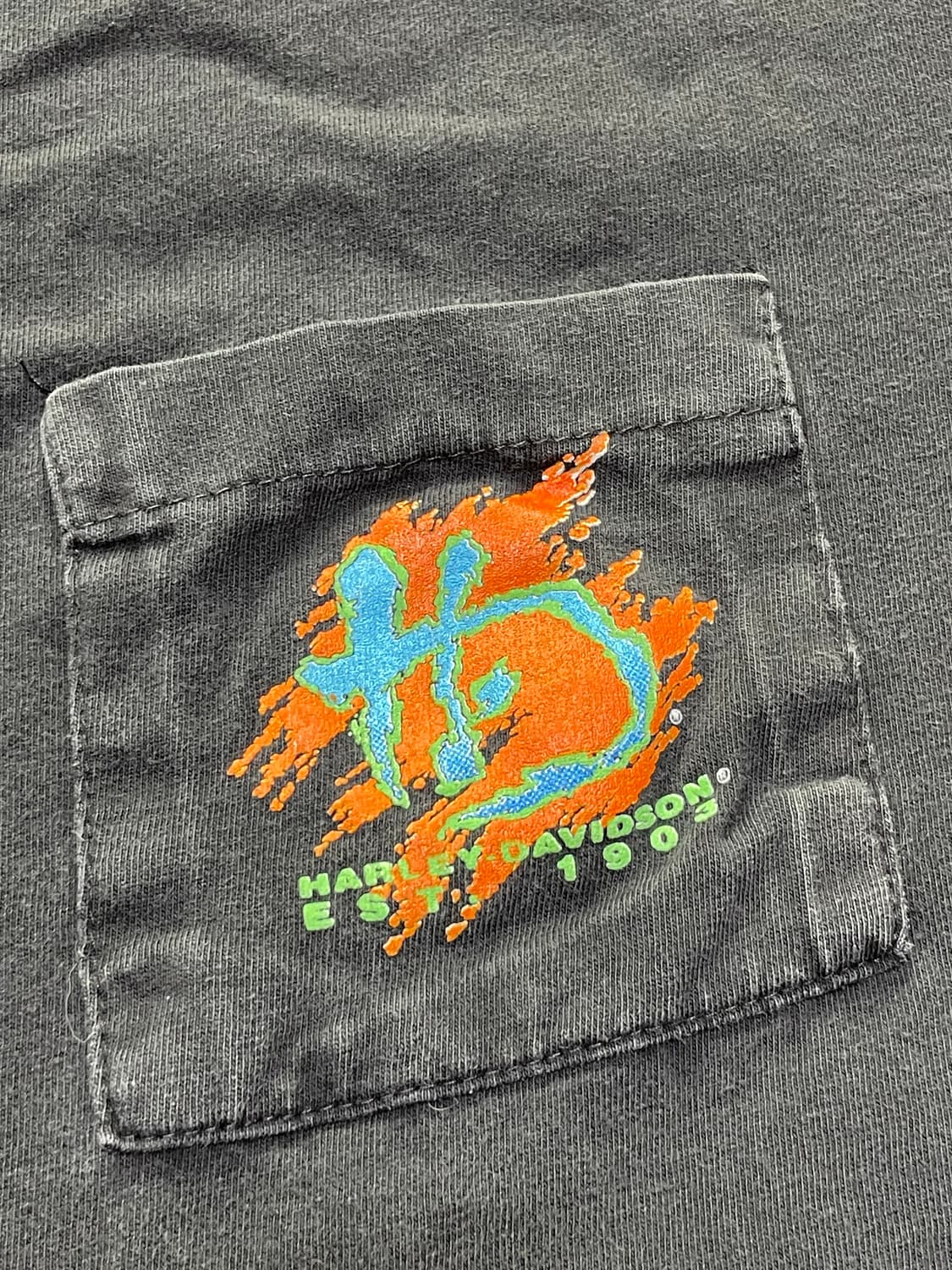 90s harley long sleeve 할리데이비슨 울프 롱슬리브 상품이미지3