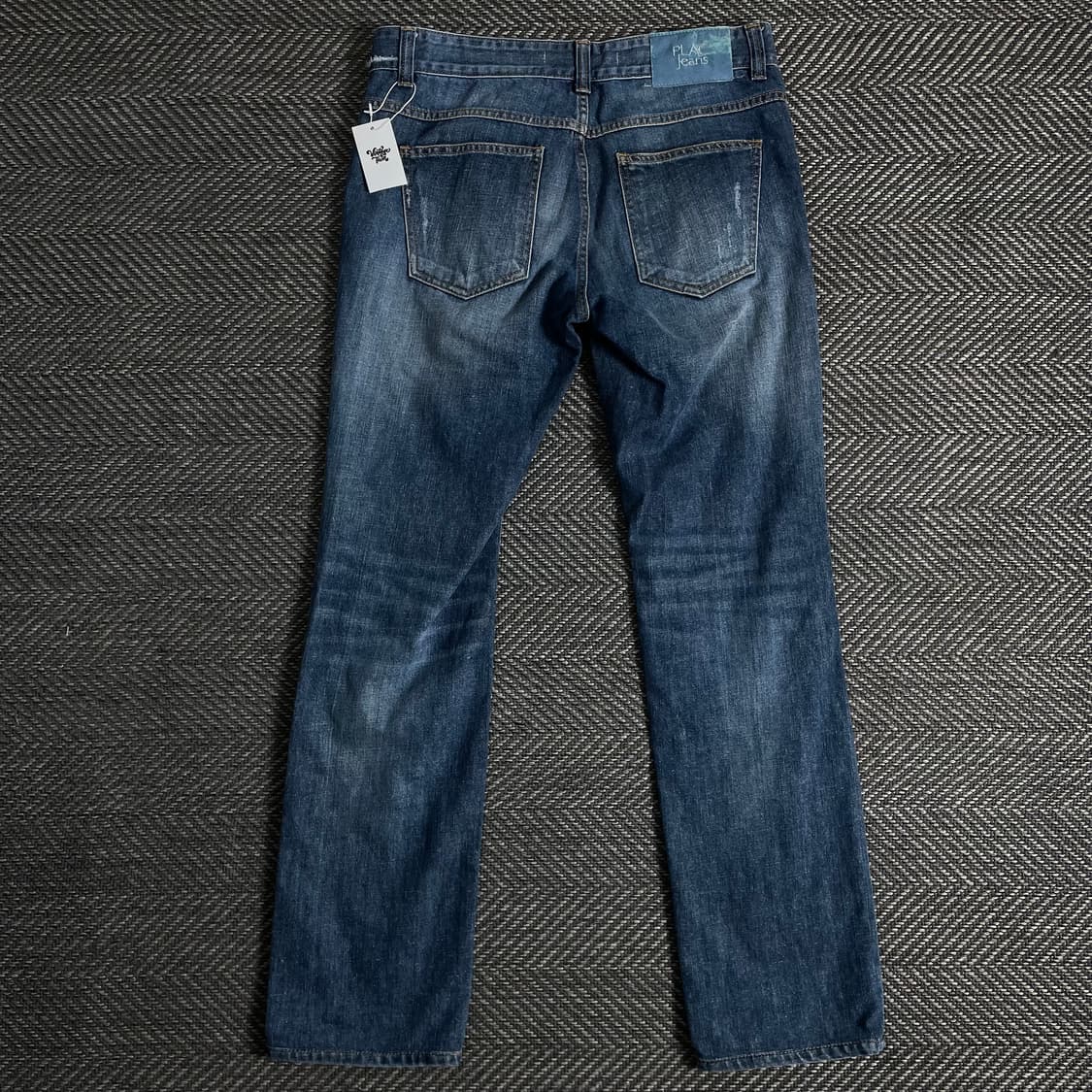 플랙 워싱 데님 스트레이트 팬츠y 3393 상품이미지5