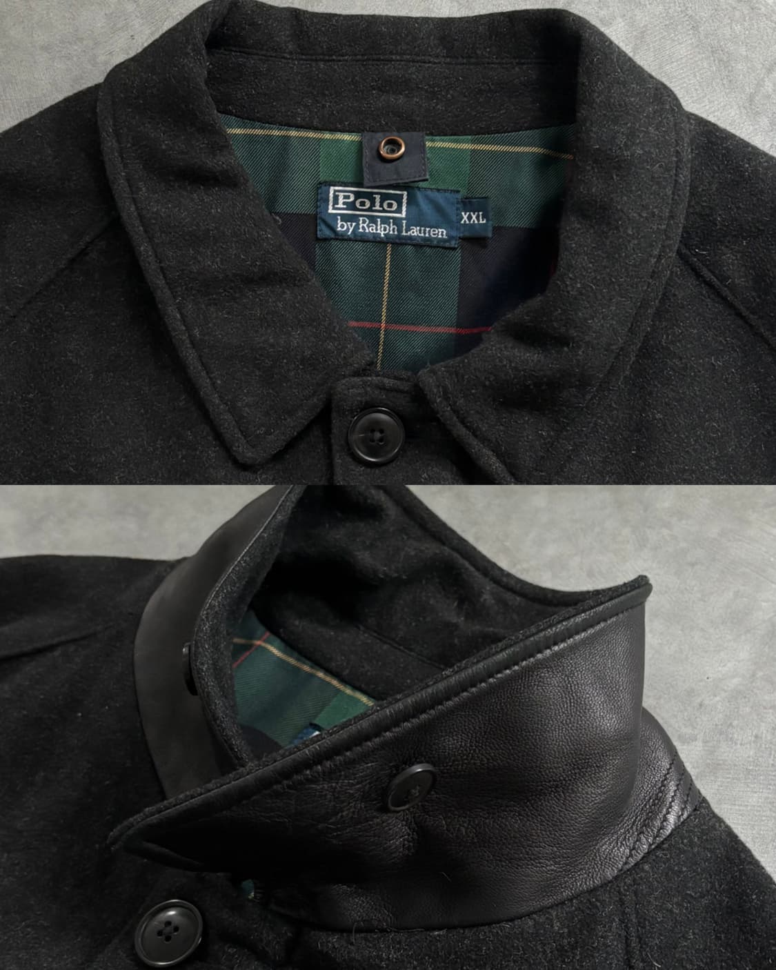 Polo 폴로 블랙 울 카 코트 상품이미지6