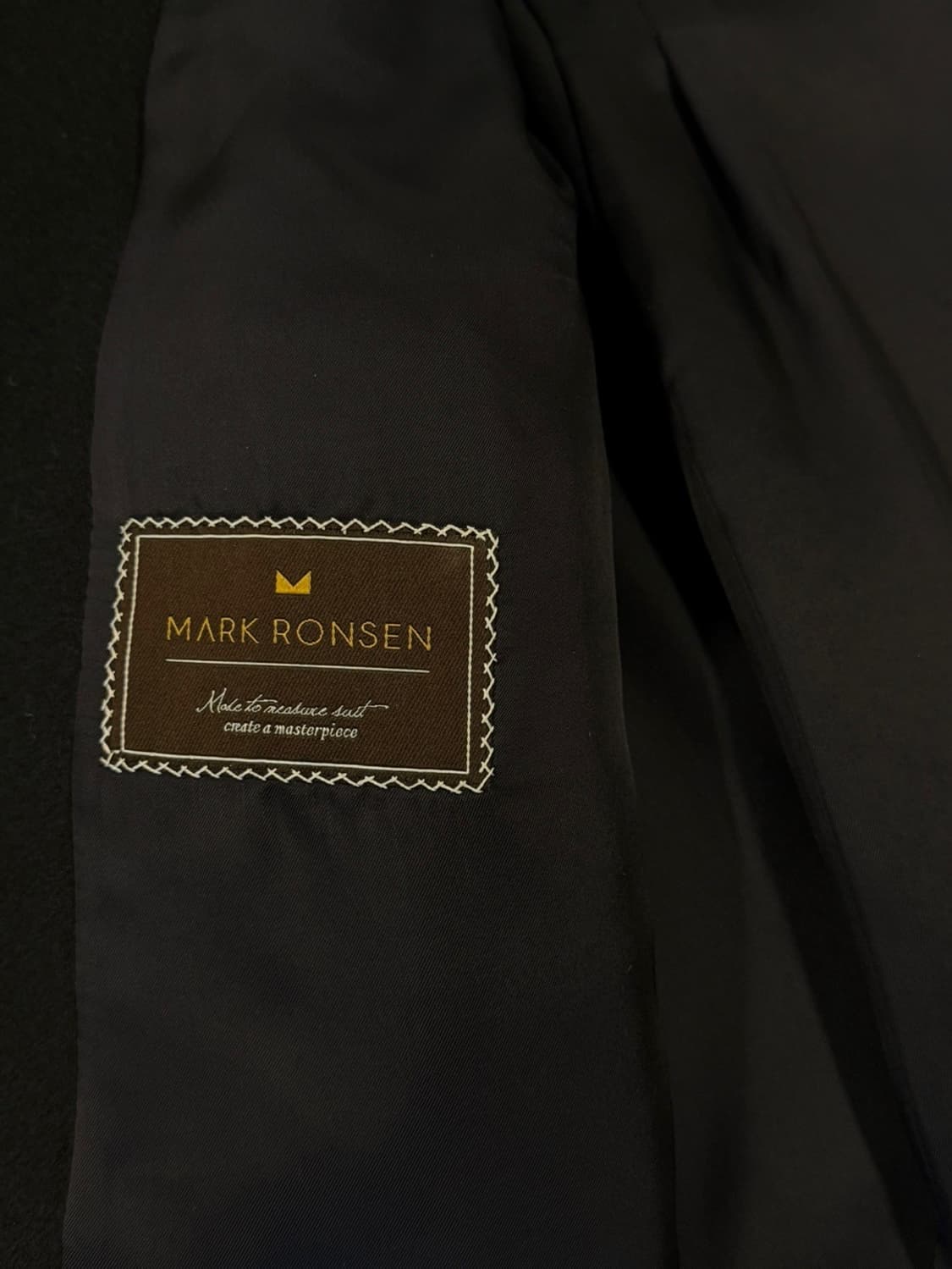 MARK RONSEN 풀핸드 캐시미어 폴로코트 100 상품이미지7