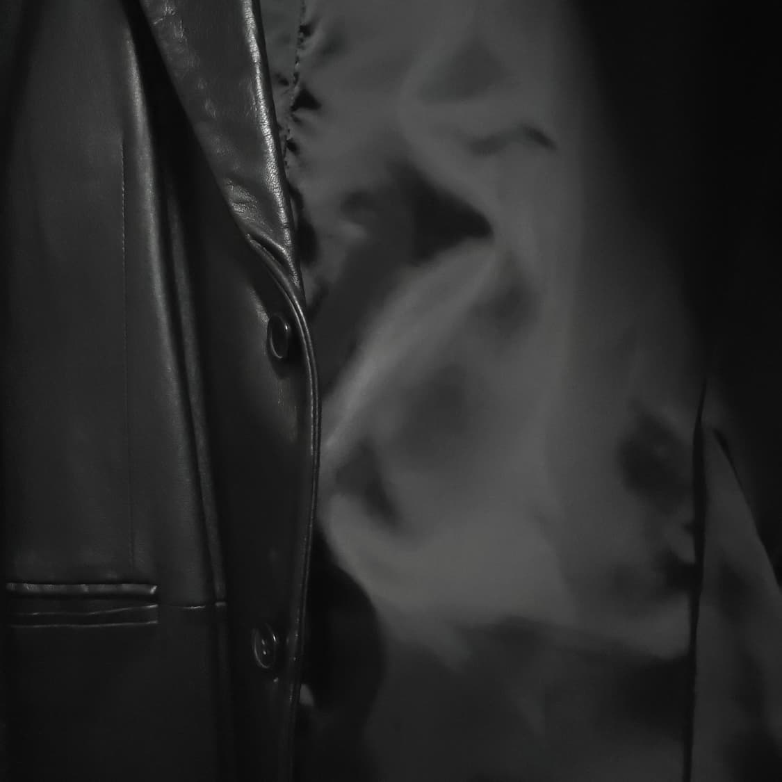 송지오 옴므 블랙 양가죽 자켓 XL(105) 출시가 60만원이상 상품이미지5