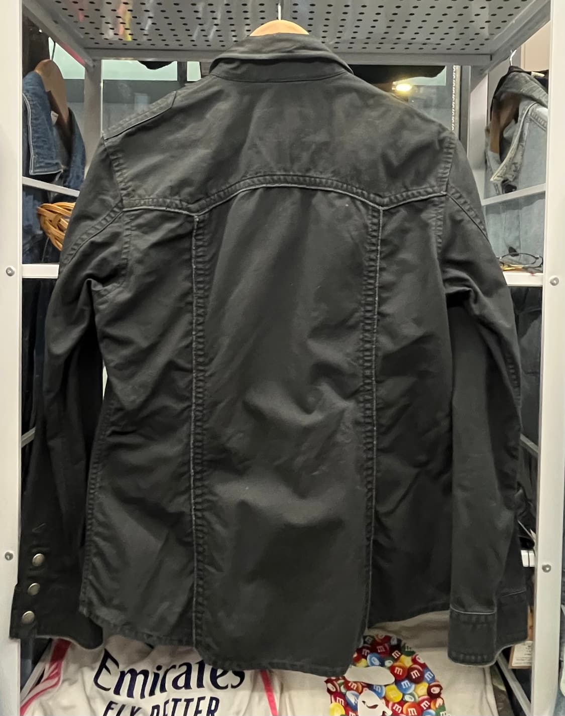 버버리 블랙 라벨 블랙 셔츠 자켓 상품이미지4