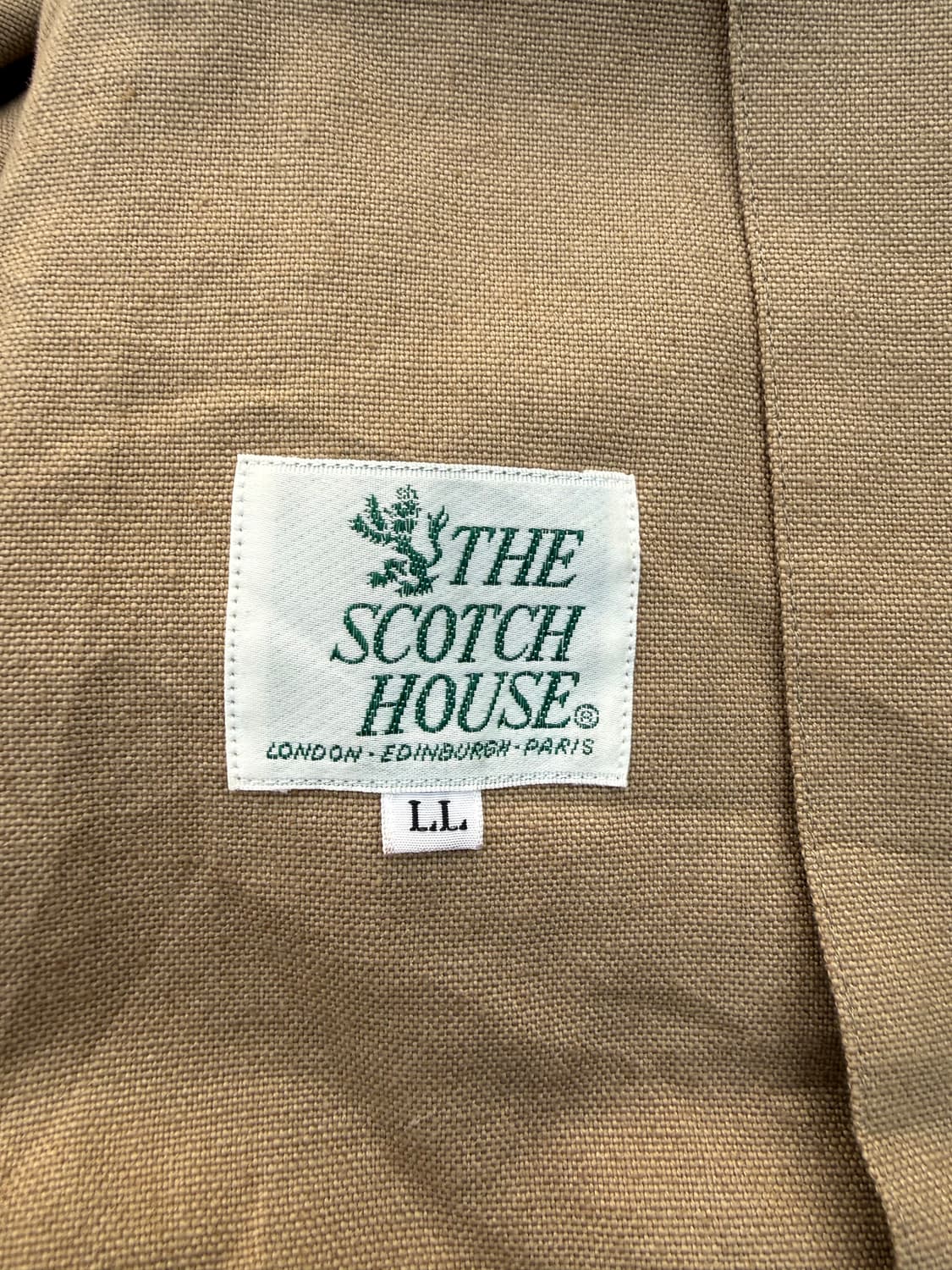 Vintage 카우레더 디테일 블루종 자켓 상품이미지4