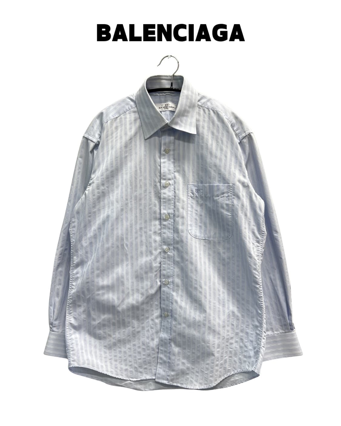 (95) 발렌시아가 올드스쿨 스트라이프 드레스 셔츠 상품이미지1