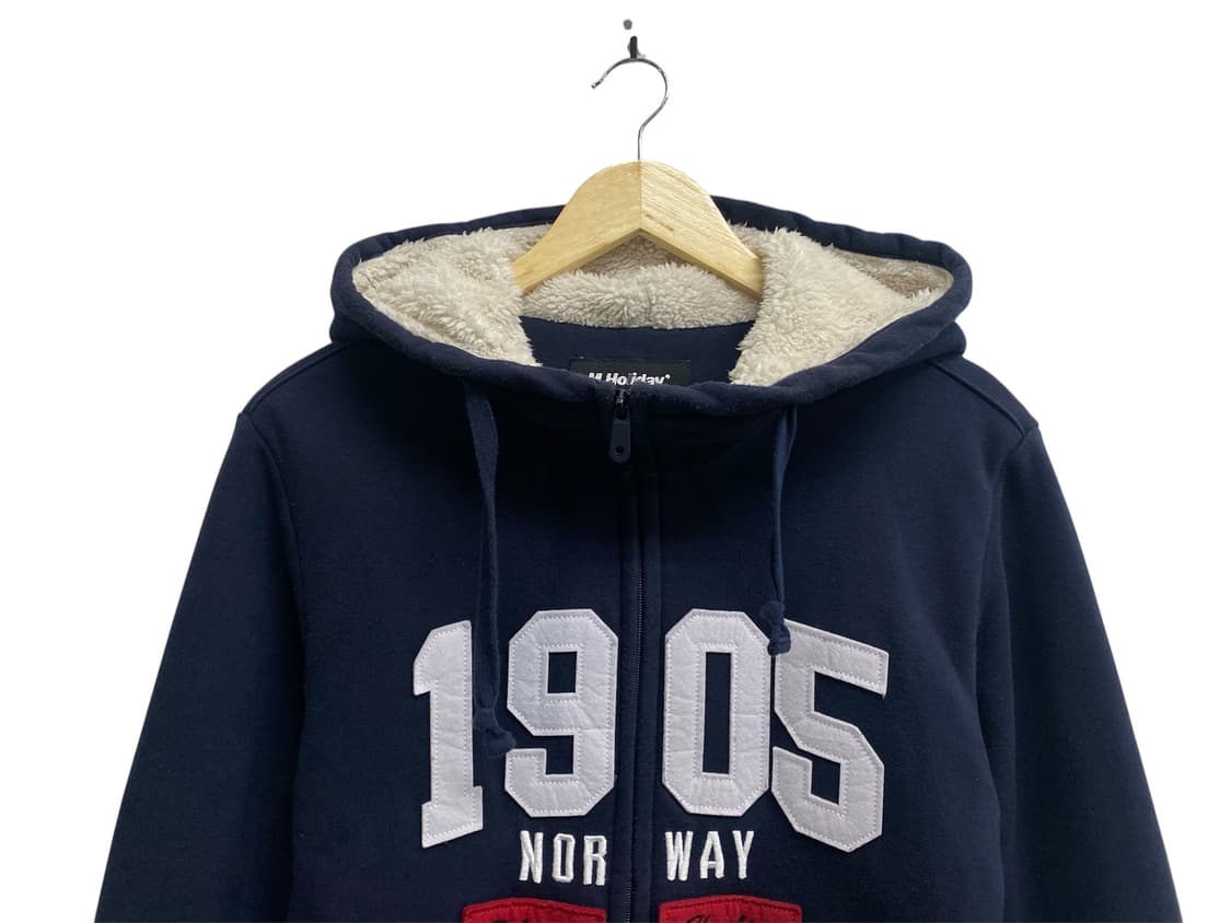 엠할리데이 1905 보아털 후드 집업 S 상품이미지3