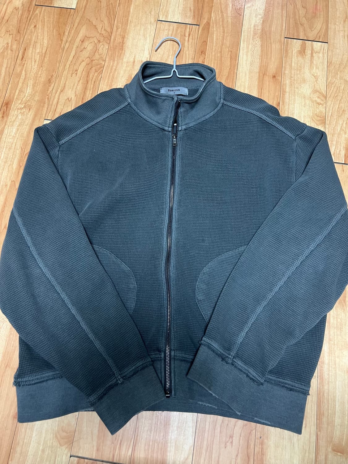 에잇세컨즈 26SS 가먼트다잉 와플집업 상품이미지3