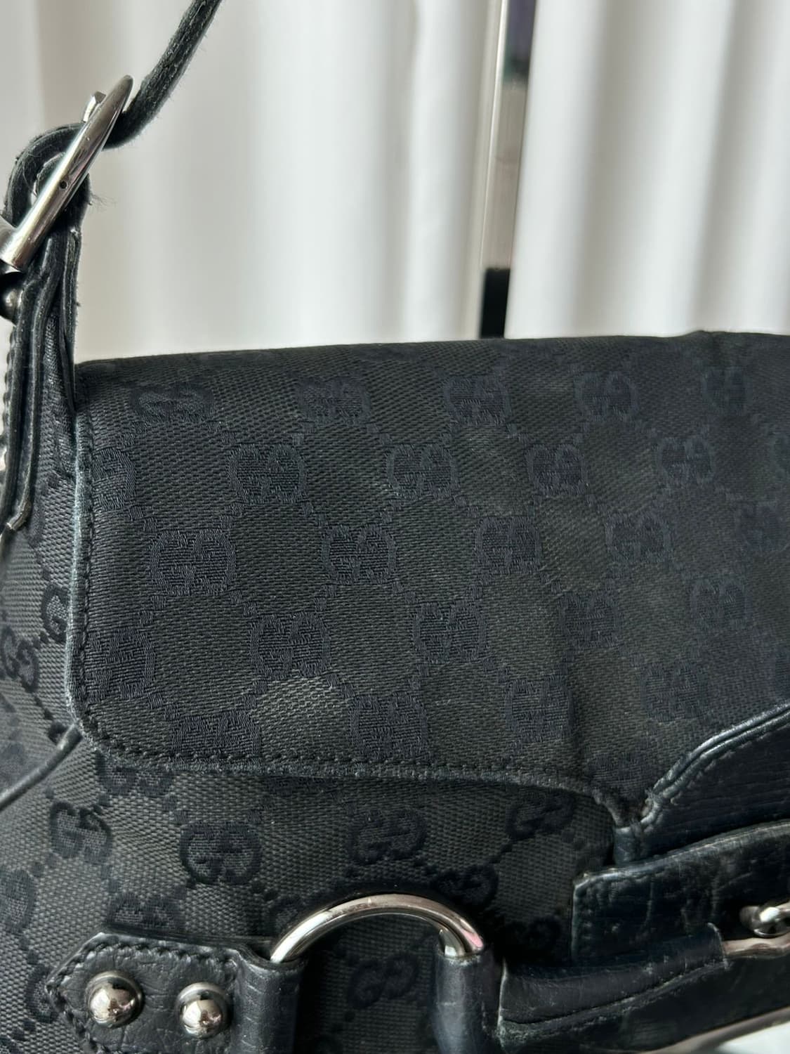 구찌 홀스빗 체인 숄더백 블랙 상품이미지8