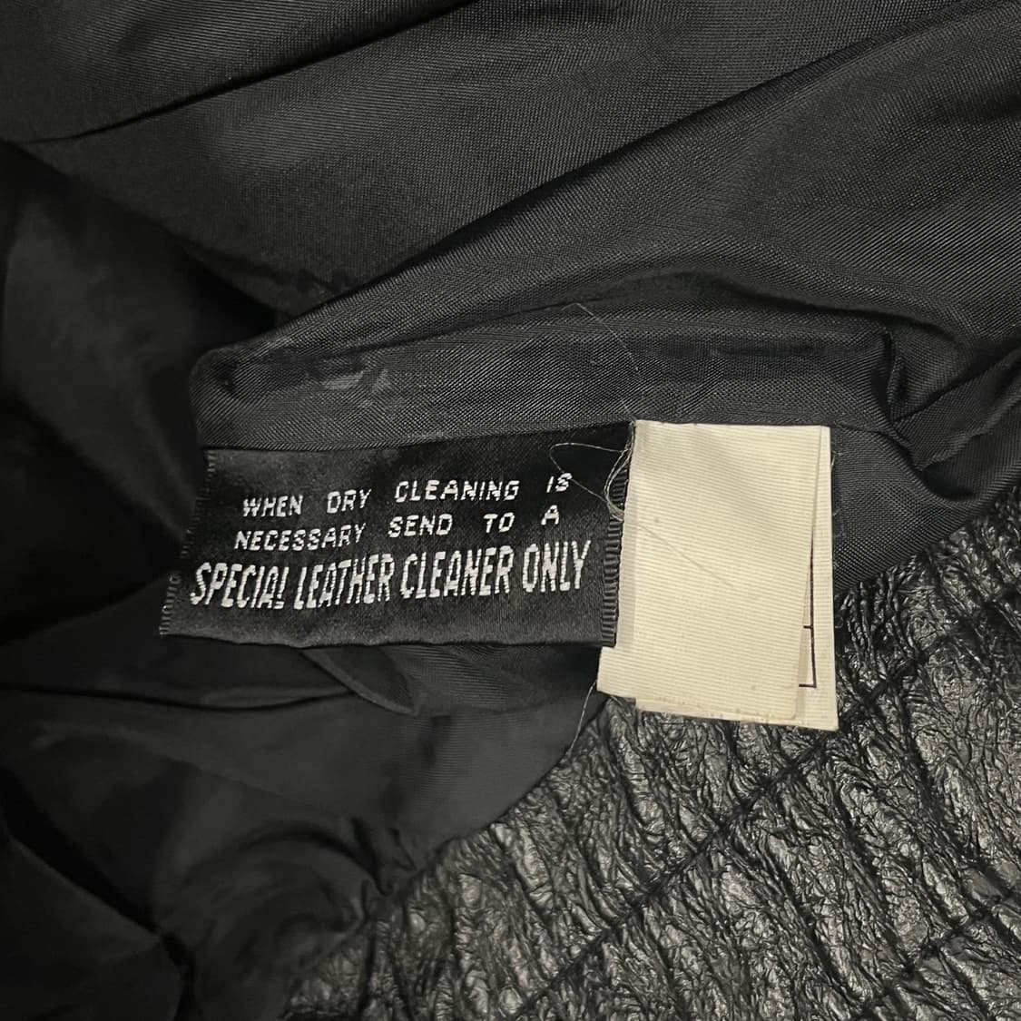 [정품/S] 윌슨레더 블랙 레더 자켓 b19 상품이미지6