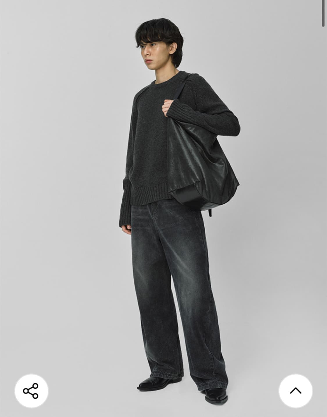 밀로아카이브 덴 숄더백 블랙 상품이미지3