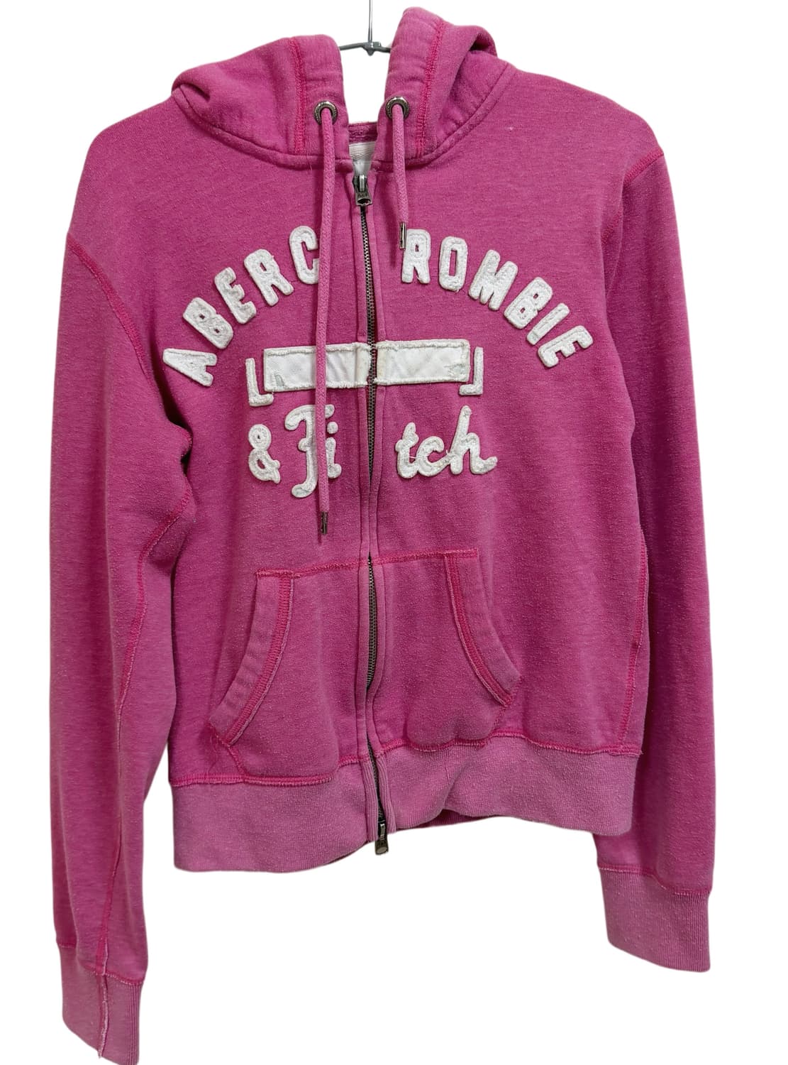Y2K 아베크롬비 핑크 후드 집업 상품이미지3
