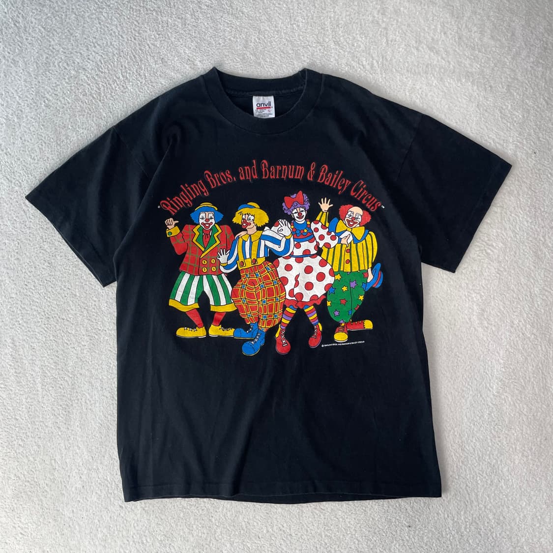 90s 링글리 브라더스 서커스 싱글스티치 반팔 티셔츠  상품이미지1