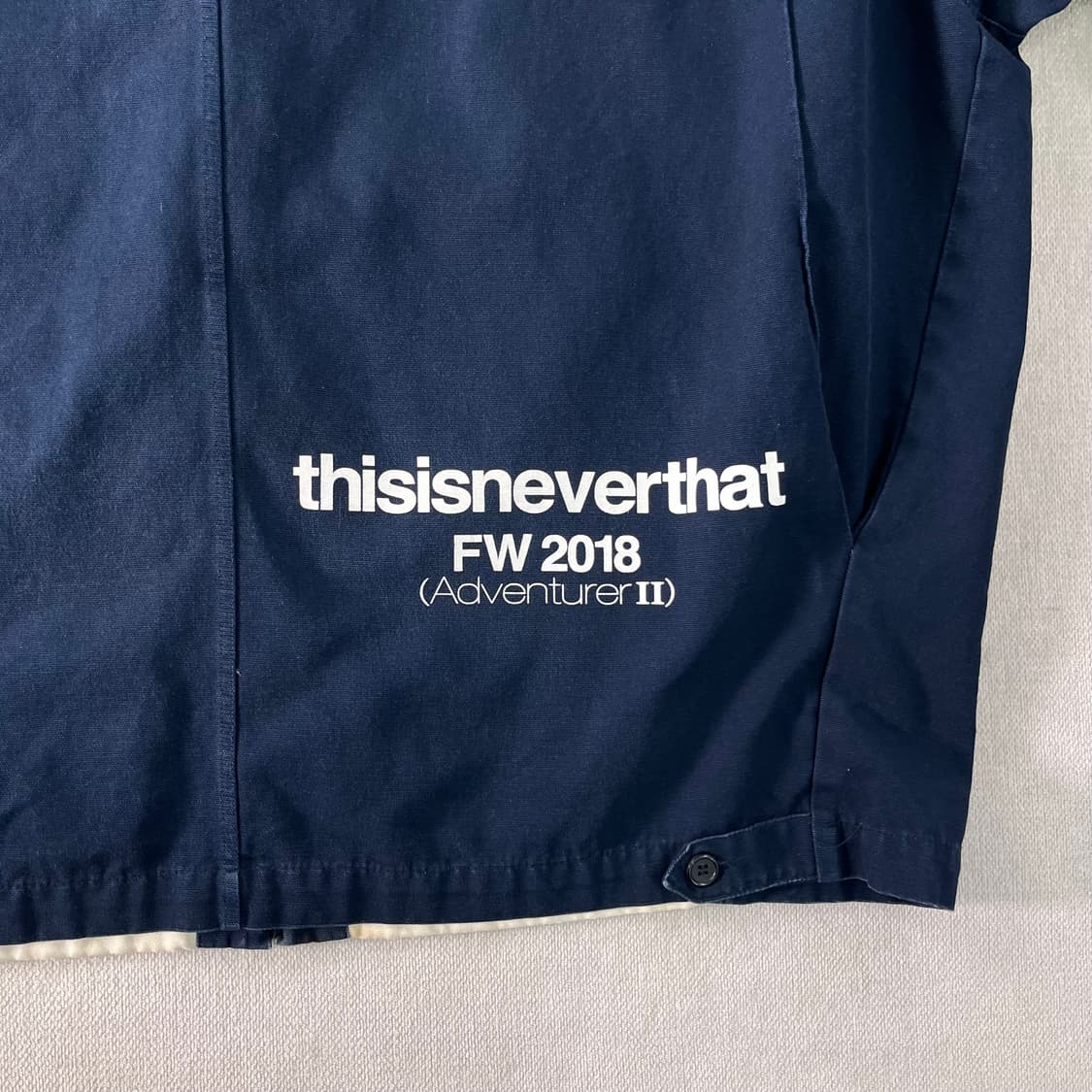 105 디스이즈네버댓 18FW 배색 워크자켓 상품이미지6