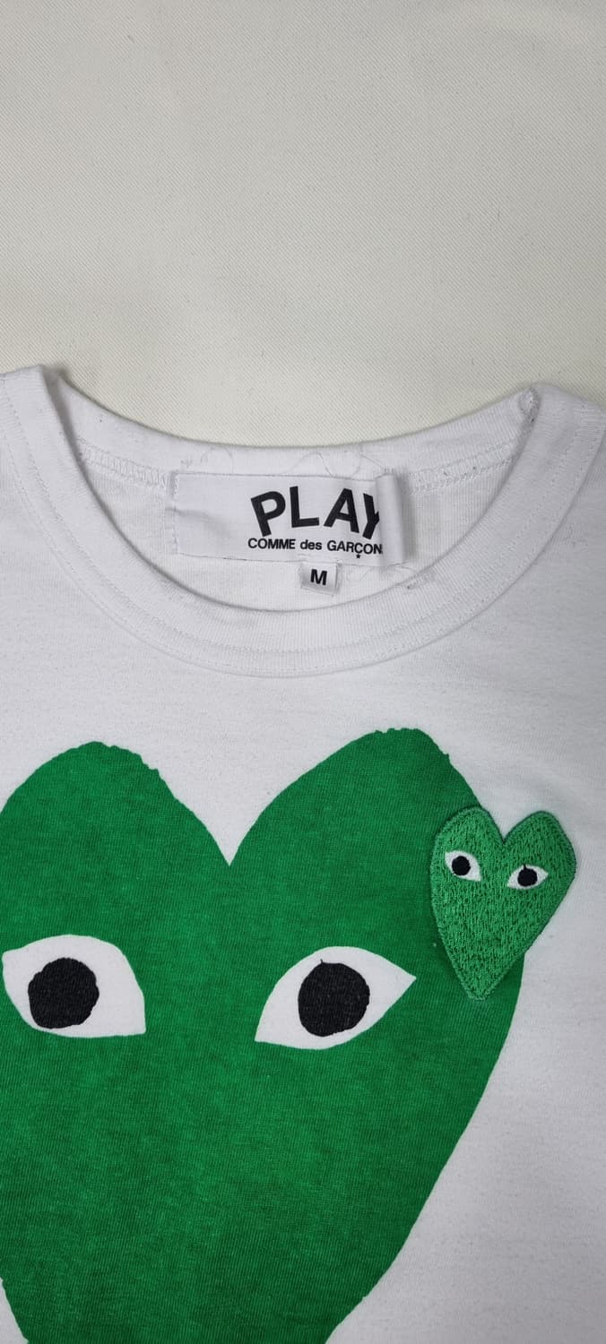 꼼데가르송 더블그린 패치 반팔 M _ 여성 상품이미지9