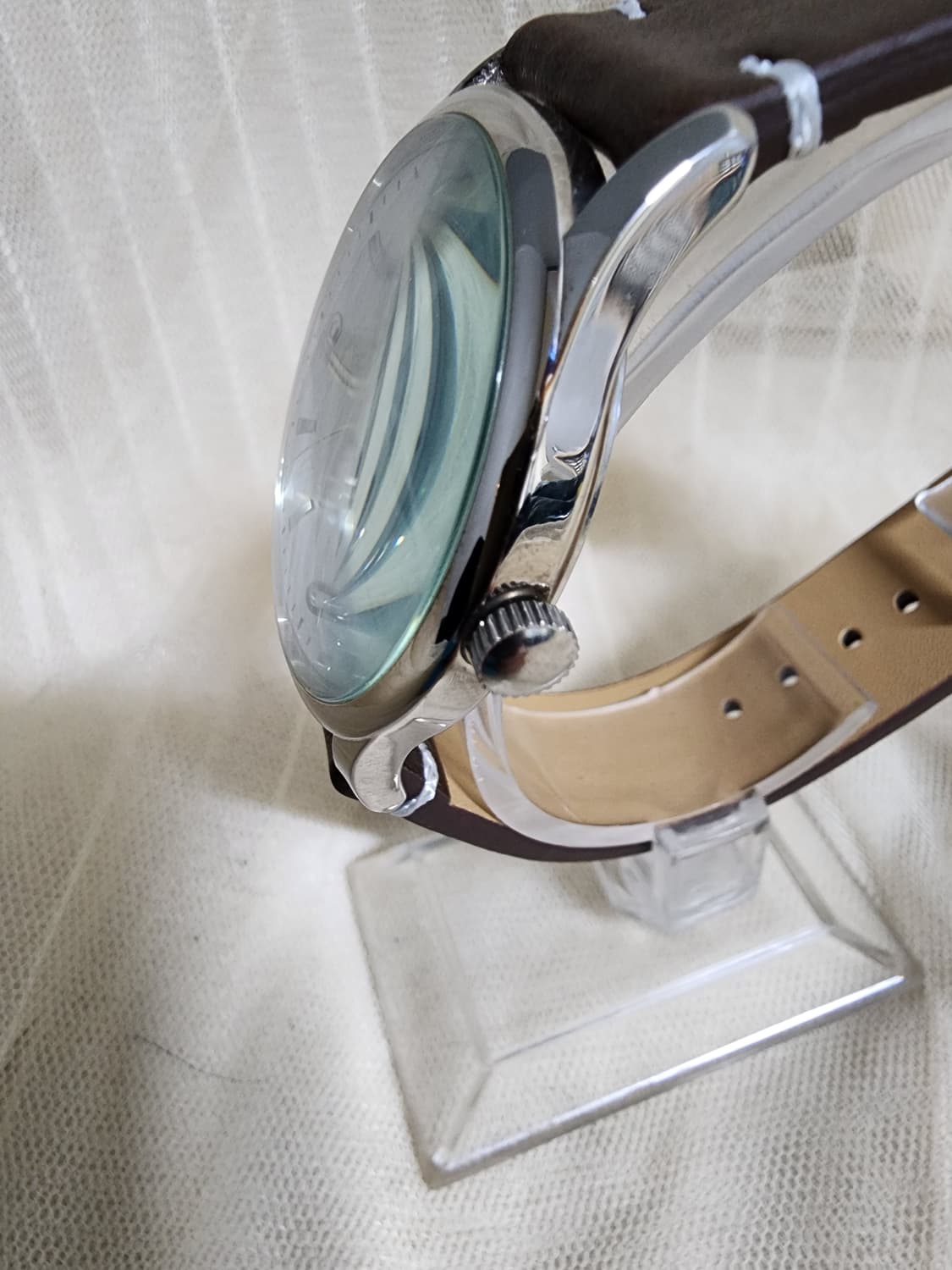 청와대 기념 시계 브라운 가죽 시계 상품이미지3